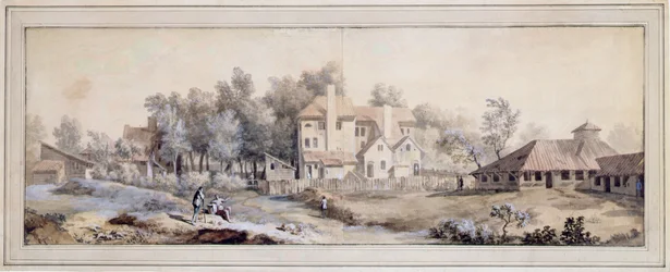 Landscape with Buildings: Possibly at Richmond, Surrey